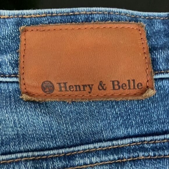 Henry & Belle Cropped Skinny Distressed Jeans 25 - Picture 9 of 15